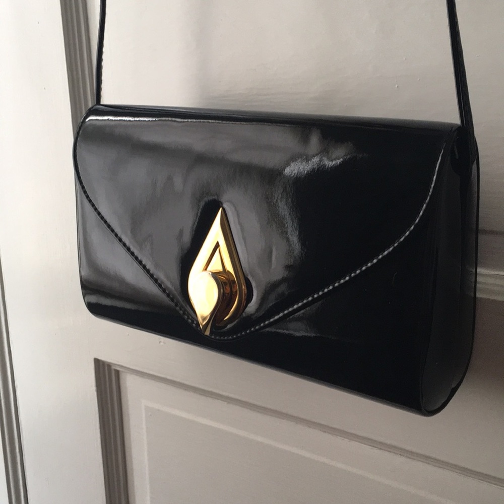 Vintage Patent Leather Purse By Emp Orr
